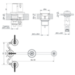 Imagen de Juego FV Mauna Bidet Negro Mate 0295/G8-NG