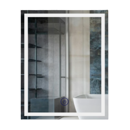 Imagen de Espejo led vertical QUALIKA Q1 60x70 cm Touch + intensidad regul.