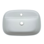 Imagen de Bacha RHAYPIC ovalada 55x39x19,53cm. 1 Ag.blanco brillante 9724A