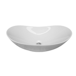 Imagen de Bacha RHAYPIC ovalada 52x32x16cm. blanco brillante 9497B