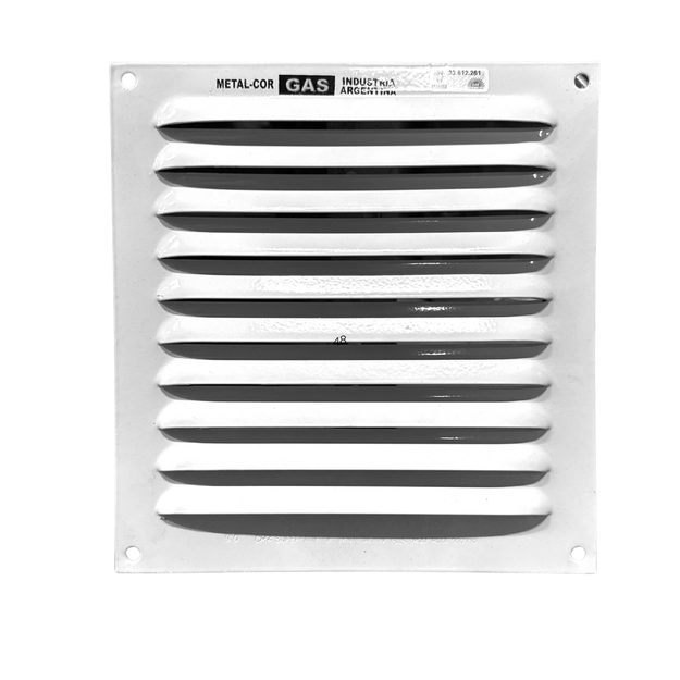 Imagen de Reja ventilación 20 x 20cm p/ atornillar esmaltada aprobada