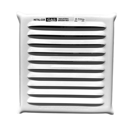 Imagen de Reja ventilación 20 x 20cm esmaltada p/ amurar aprobada