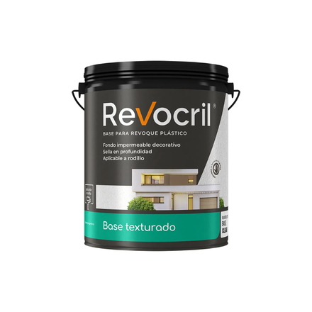 Imagen de REVOCRIL base texturado para revoque plástico x 25kg. Cacao