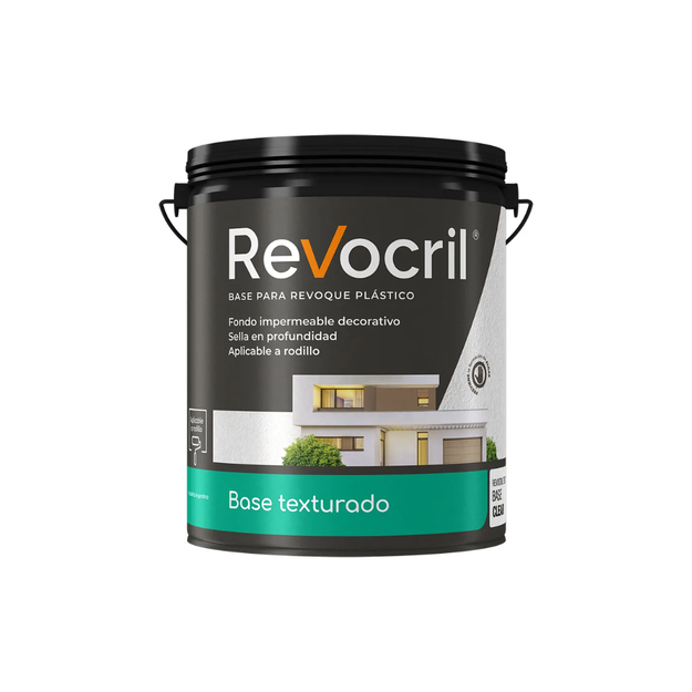 Imagen de REVOCRIL base texturado para revoque plástico x 25kg. Cacao
