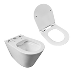 Imagen de Juego baño RHAYPIC Assisi inodoro lgo.+depósito+asiento+bidet 3Ag.