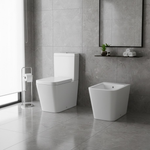 Imagen de Juego baño RHAYPIC Noto inodoro lgo.+depósito+asiento+bidet 3Ag