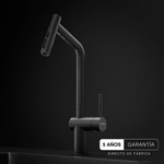 Imagen de Grifería monocomando cocina JOHNSON Glow Black