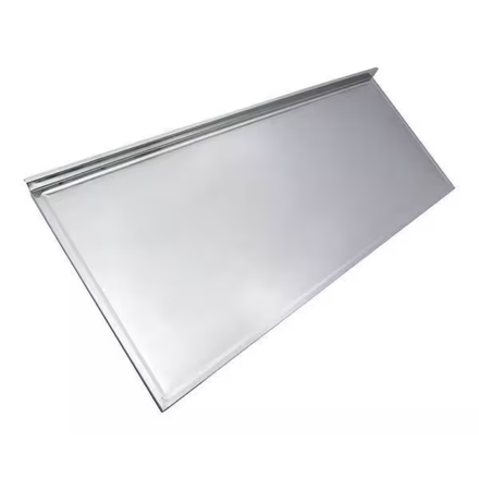 Imagen de Mesada JOHNSON 80cm acero 304 c/respaldo. sin pileta