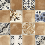 Imagen de Caja 19 pzs.Cerámica SCOP 33x33 Cotto Malva Deco