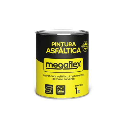 Imagen de Pintura asfáltica secado rapido MEGAFLEX _1 lt.