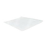 Imagen de Chapa *BLANCA* policarbonato sinusoidal 0.80mm 1.10 mt 0.50 mt