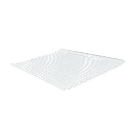 Imagen de Chapa sinusoidal Traslúcida blanca 1.10 mt _1.00 mt