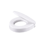Imagen de Asiento inodoro elevado 7.5cm bco caída amortiguada  ACCECO AS560
