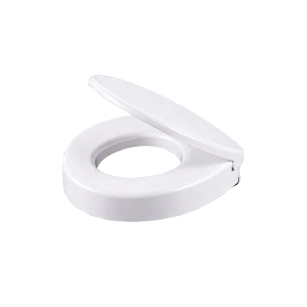 Imagen de Asiento inodoro elevado 7.5cm bco caída amortiguada  ACCECO AS560