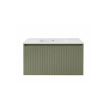Imagen de Vanitory colgante SCHNEIDER Glam PVC Salvia 80cm - mesa losa 1 ag