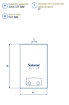 Imagen de Calefón SEÑORIAL Evolution Max 14 L/Min Gas envas. -GLP- (330114)