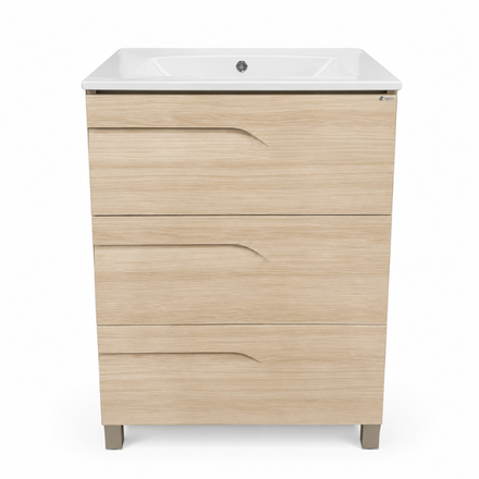 Imagen de Vanitory SCHNEIDER Rivo PVC California 60cm - Mesada 1 ag