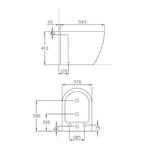 Imagen de Bidet lluvia PEIRANO Stone Black 3 agujeros
