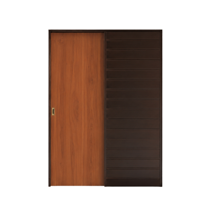 Imagen de Puerta Clásica GROMANTI Corrediza 70x15 M/Ch18 Cedrillo 3mm Lisa