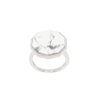 Imagen de Anillo Howlita y Zirconias