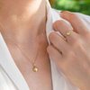 Imagen de Anillo Corazón Oro 18k con zirconia