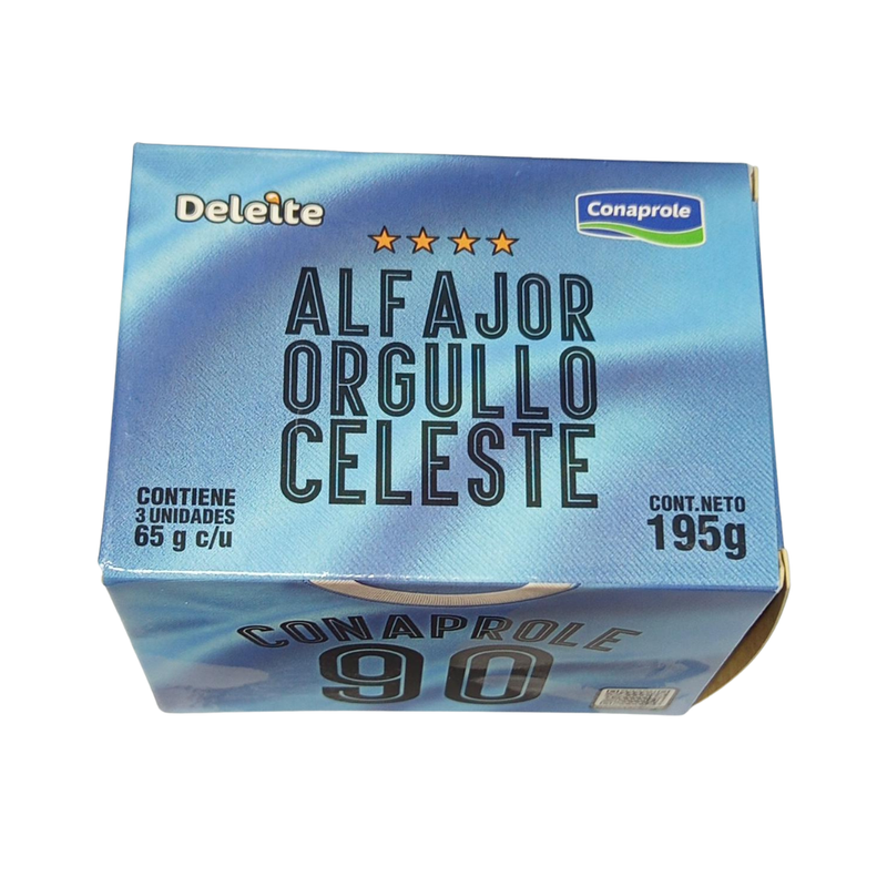 Celese Rivfa PORTISUR Congelados. Alfajor celeste