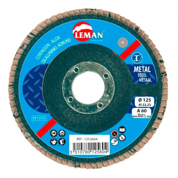 Imagen de DISCO DE CORTE ACERO INOXIDABLE LEMAN 115X1,0X22,2MM