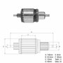 Imagen de INDUCIDO 12V NISSAN FRONTIER 2.8/M-B SPRINTER (149X59X11X23)