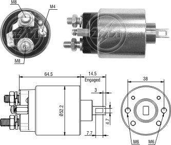 Imagen de AUT ARRANQUE VW GOL V/SAVEIRO 1.6/1.9 C/INDIEL
