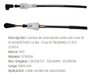 Imagen de CABLE SELECTOR DE CAMBIOS FIAT STRADA 1.6 16V 1095MM