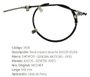 Imagen de CABLE DE FRENO TRASERO DERECHO CHEVROLET AVEO 1415MM