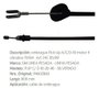 Imagen de CABLE DE EMBRAGUE CHEVROLET C10/D10 770MM CON HORQUILLA