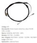 Imagen de CABLE DE FRENO TRASERO DERECHO CHEVROLET VECTRA 2020MM