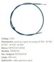 Imagen de CABLE CAPOT MERCEDES BENZ SPRINTER SIN MANIJA 1465MM
