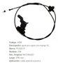 Imagen de CABLE DE CAPOT PEUGEOT 208 1790MM
