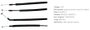 Imagen de CABLE PORTON TRASERO RENUALT KANGOO 880MM (2 CABLES)