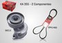 Imagen de KIT CORREA AUXILIAR Y TENSOR CHEVROLET CORSA/CELTA 1.4