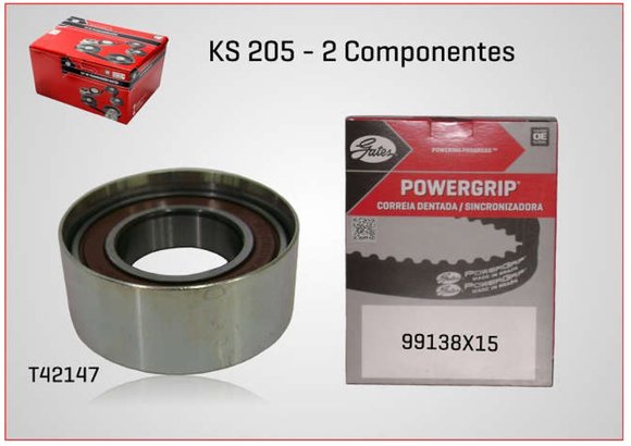 Imagen de KIT DE DISTRIBUCION FIAT FIORINO/UNO/TIPO/ELBA 1.6 8V 90-97