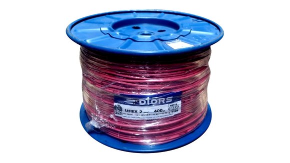 Imagen de BOBINA 400MTS CABLE 2MM ROJO