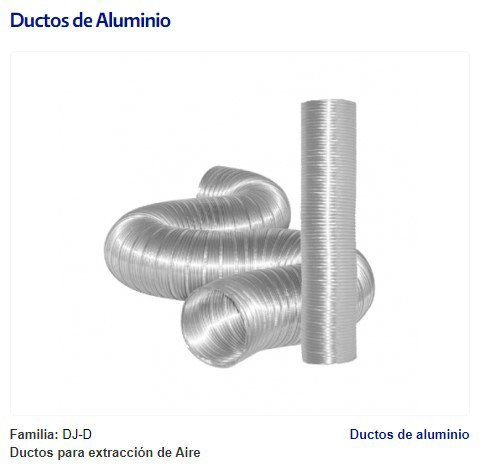 Imagen de DUCTO FLEXIBLE DE ALUMINIO 5"