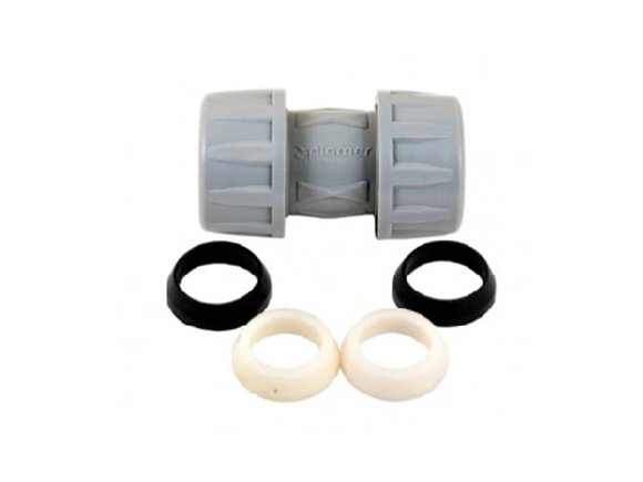 Imagen de 10 ACOPLES 19MM 3/4" UNION SELLADO P/REPARAR TUBERIAS GALV.