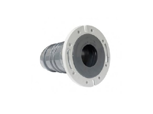 Imagen de CUELLO/BRIDA FLEXIBLE 4" 100MM EXTRA LARGO FIJACION PISO