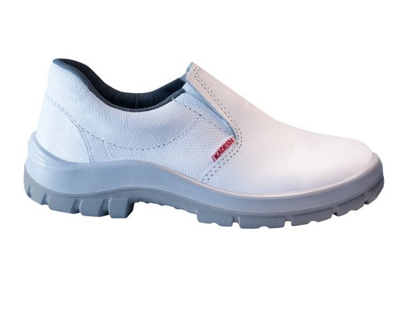 Imagen de ZAPATO PREMIUM ELASTICO PU BID PUNTERA ACERO BLANCO N°44
