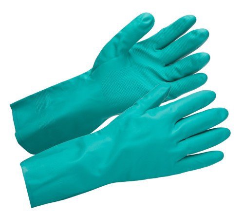 Imagen de GUANTE DE NITRILO VERDE REUSABLE TAMAÑO EXTRA GRANDE