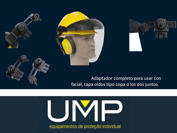 Imagen de ADAPTADOR PARA CASCO PARA PROTECCION FACIAL Y AUDITIVA