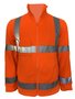 Imagen de CAMPERA POLAR NARANJA C/REFLECTIVO TALLE XL