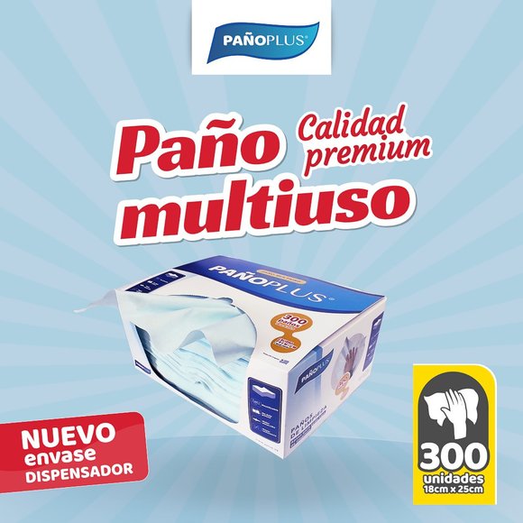 Imagen de TRAPO BLANCO CELULOSA (NO TEJIDO) BOLSA DE 1KG 16X25CM