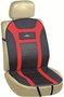 Imagen de CUBRE ASIENTO INDIVIDUAL CON TELA ACOLCHADA ROJA Y NEGRA