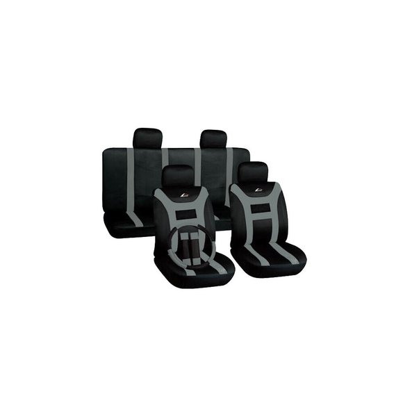 Imagen de KIT JUEGO DE FUNDAS CUBRE ASIENTO + CUBRE VOLANTE