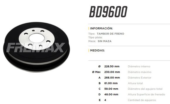Imagen de CAMPANA DE FRENO FIAT STRADA 1998-/PALIO WEEKEND